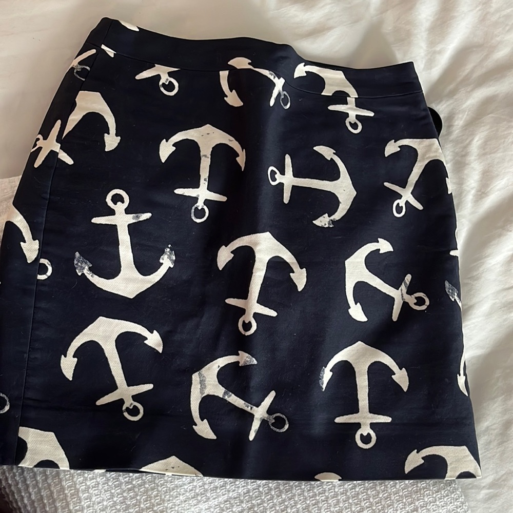 Jcrew anchor skirt